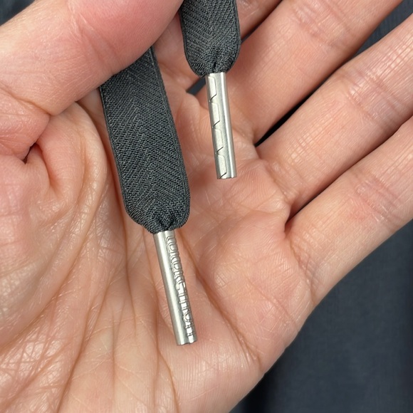 Lululemon Dance Studio Pant Dark Carbon w/ Ruched Stripes Size 10 - Picture 10 of 10